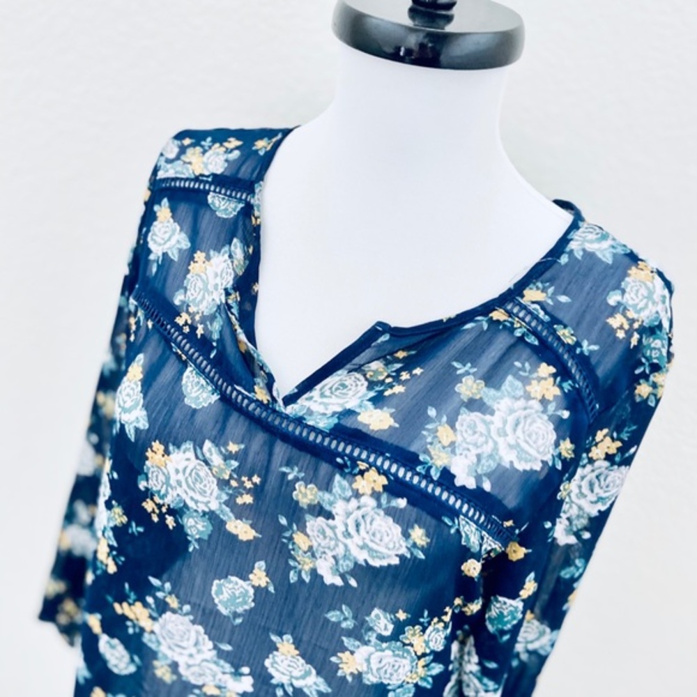 Sheer Blouse Tunic